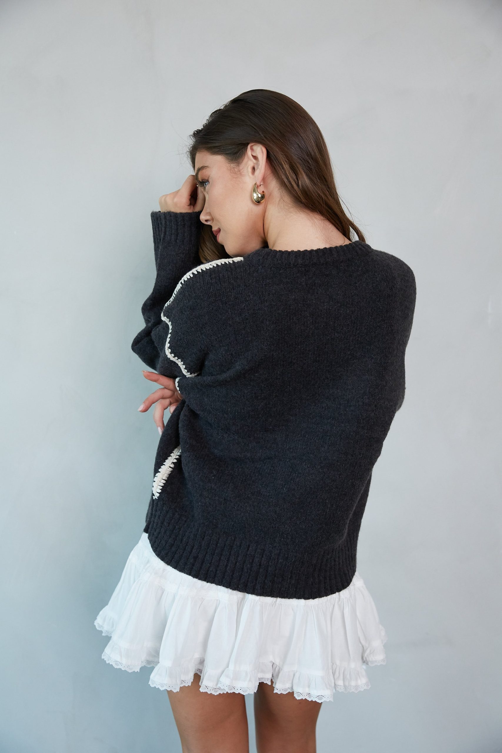 Ollie Oversized Knit Sweater - Image 2