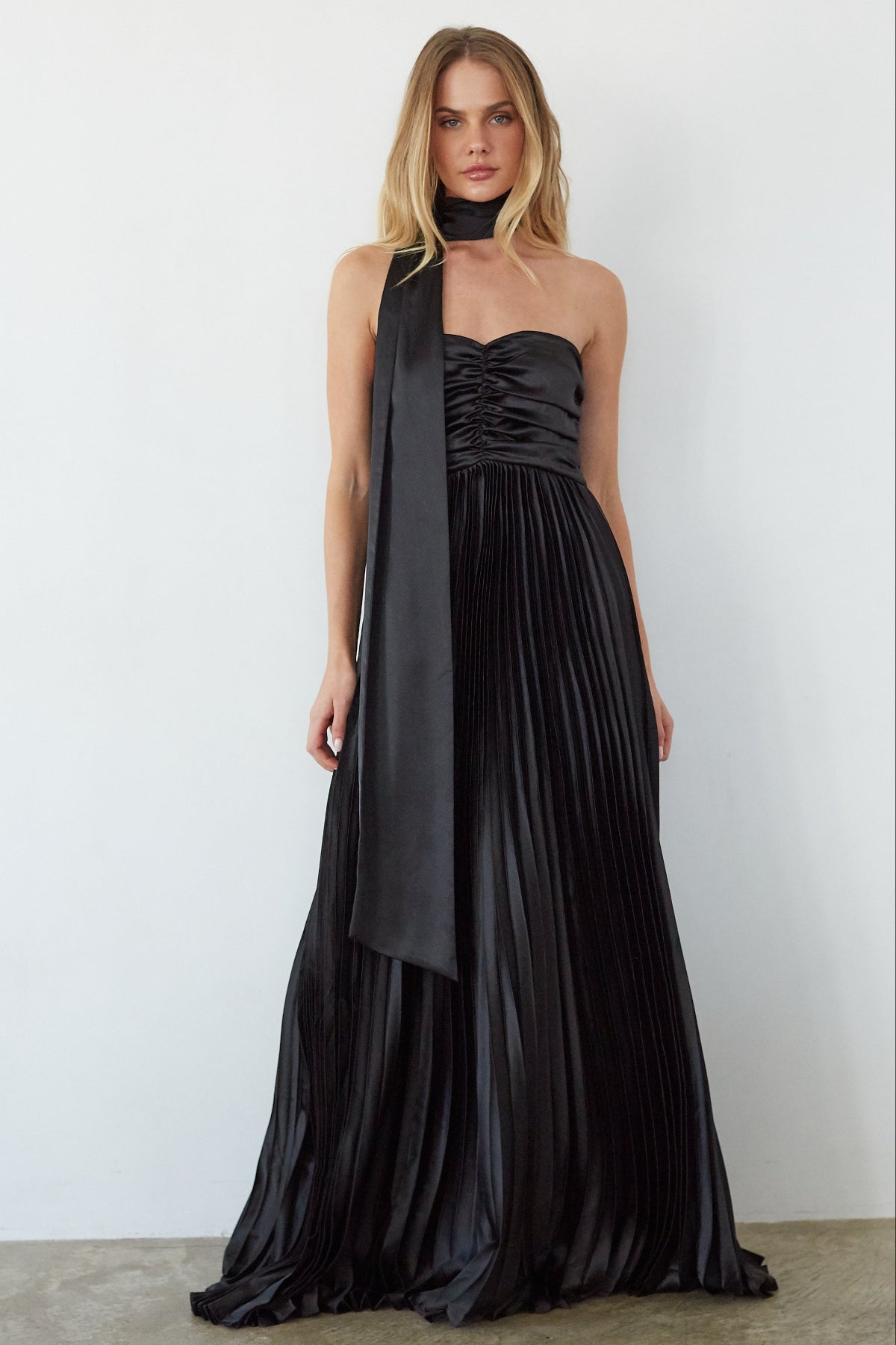 River Plisse Maxi Dress - Image 4