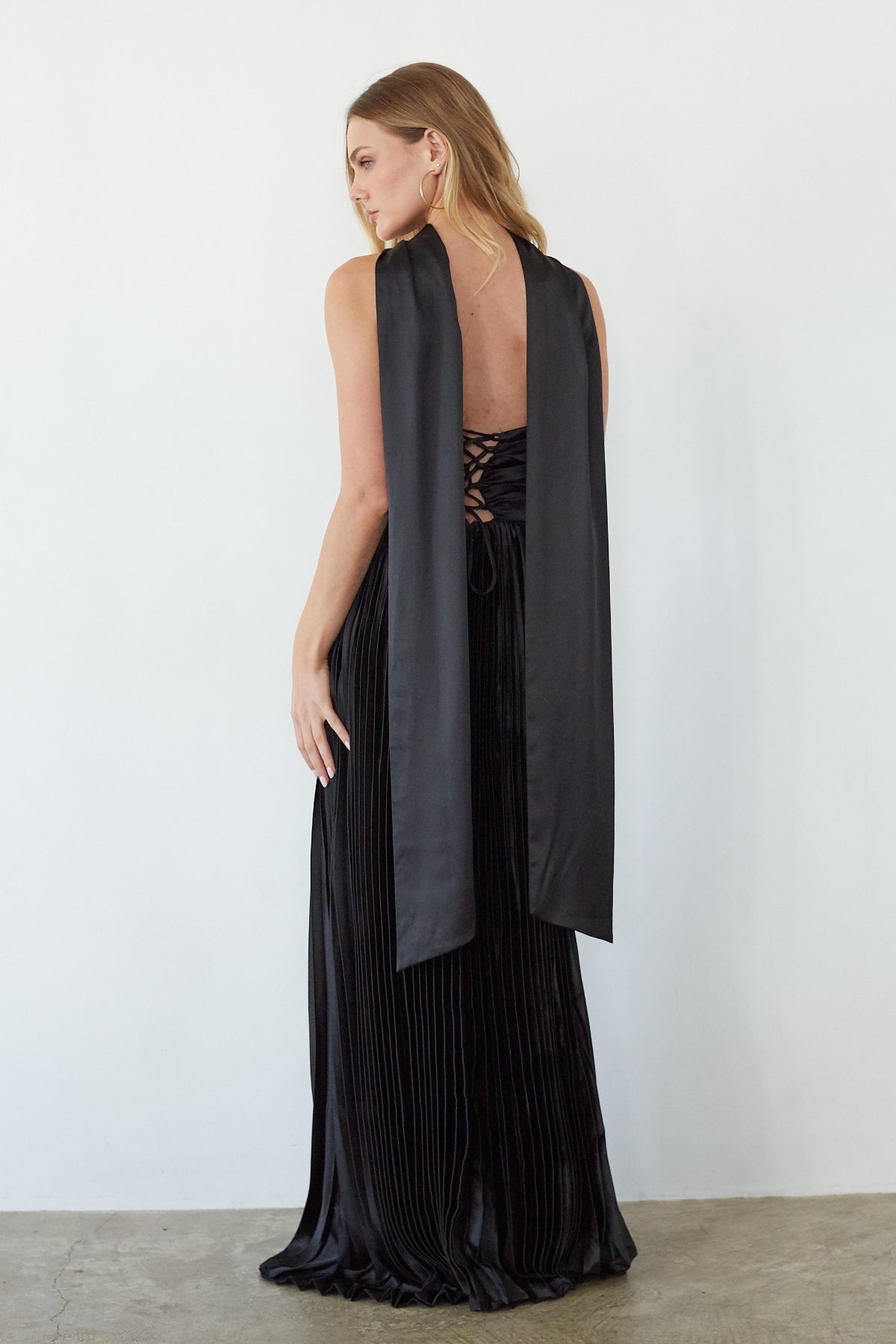 River Plisse Maxi Dress - Image 3