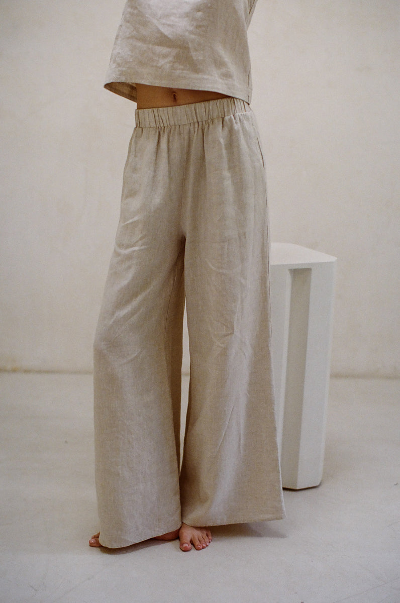 Cove Linen Wide Leg Pants - Image 5