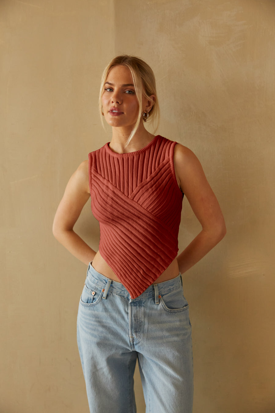 Robin Knit Sweater Tank Top - Image 3